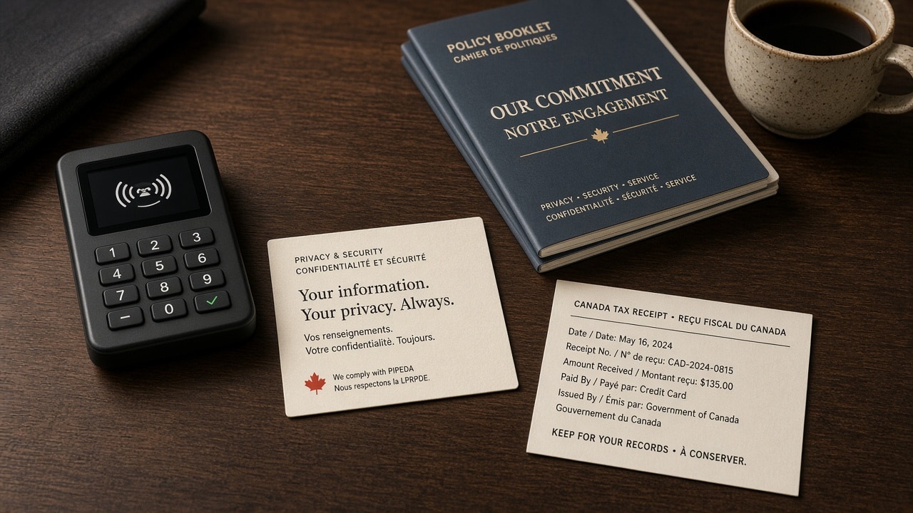 AI-generated Canadian checkout and privacy kit